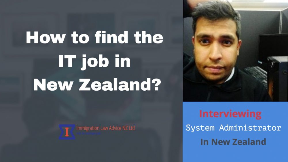 How to find the IT job in New Zealand ? - Interviewing a IT Professional
